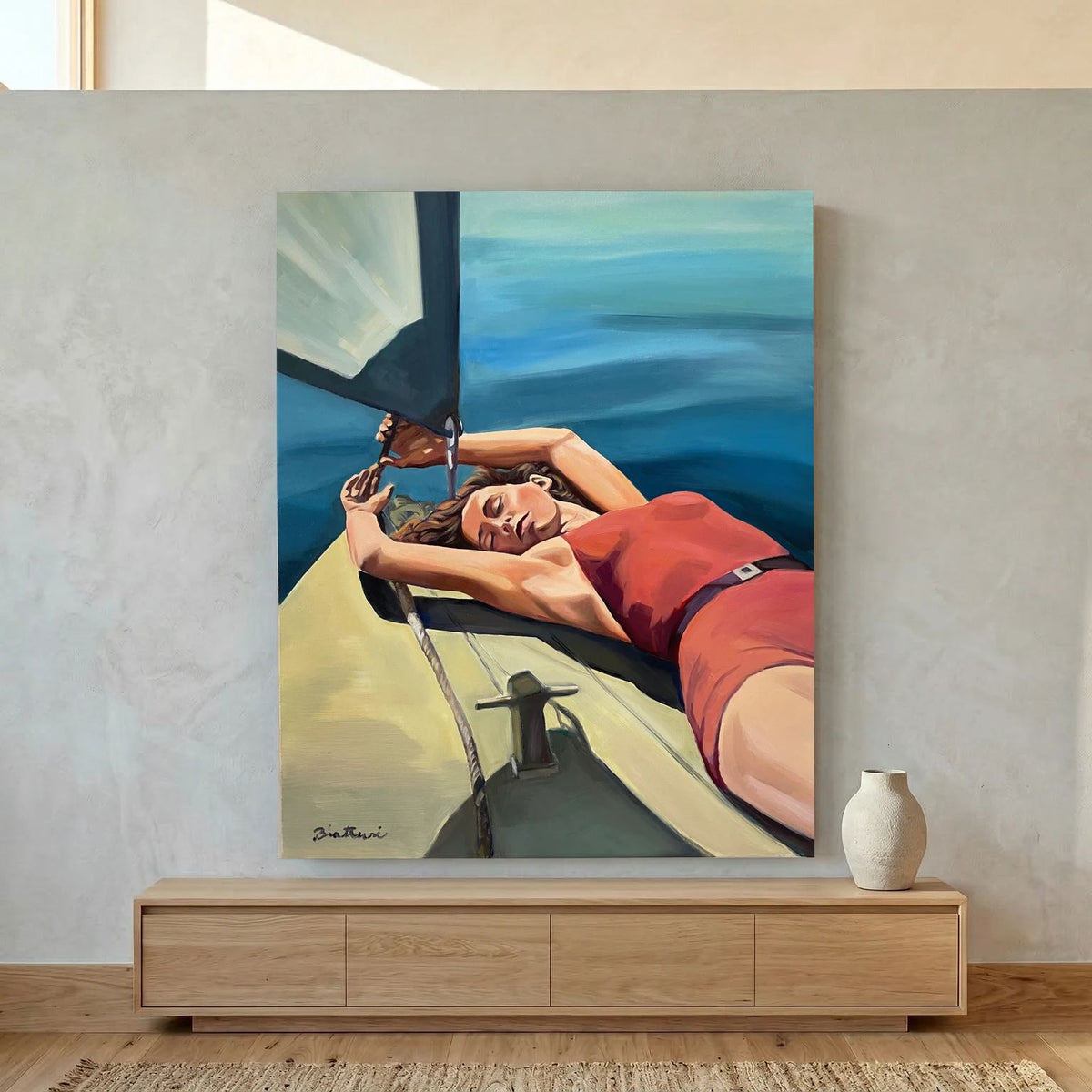 Sur le Bateau Canvas