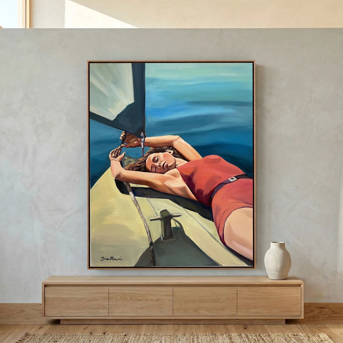 Sur le Bateau Canvas