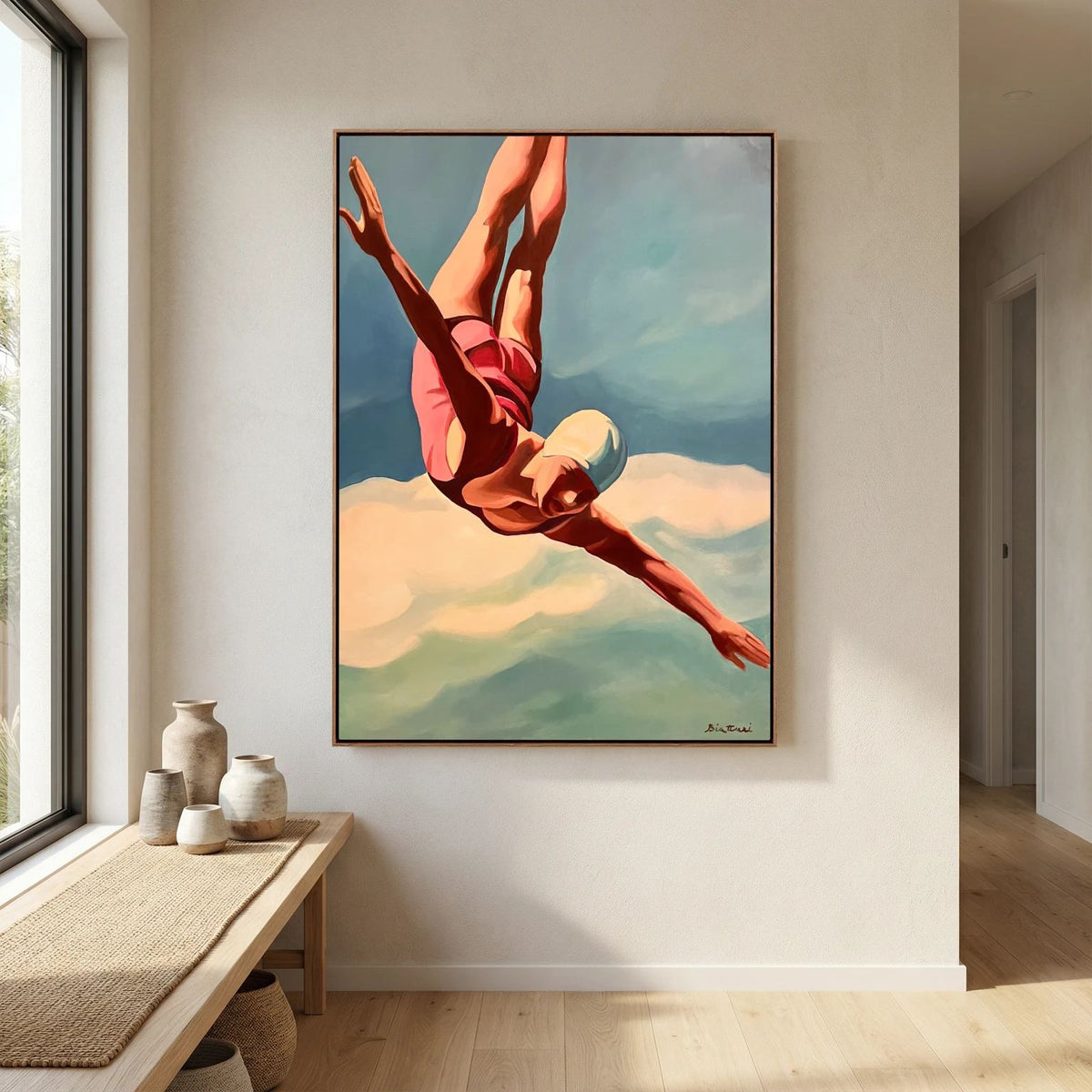 Plongeuse Canvas