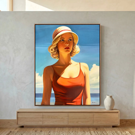Vacance à la Plage Canvas