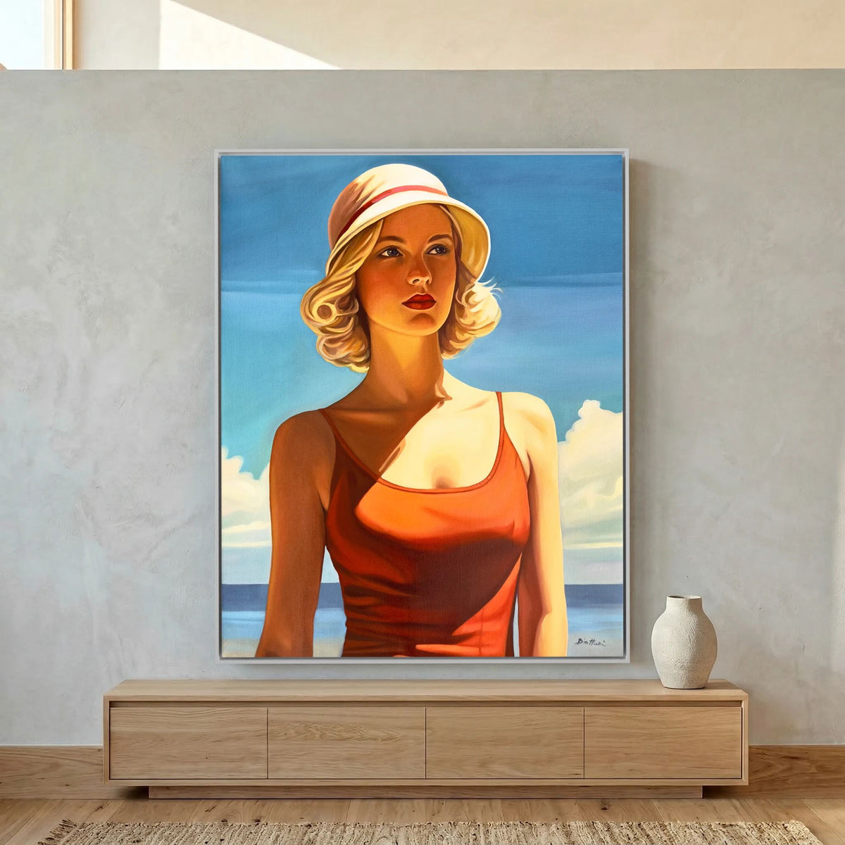 Vacance à la Plage Canvas