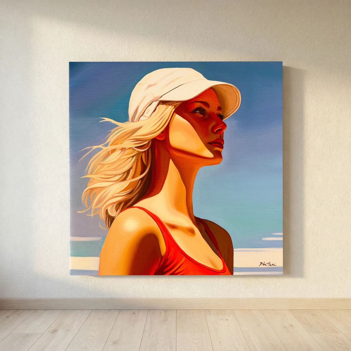 Ma Journee Sur la Cote Canvas