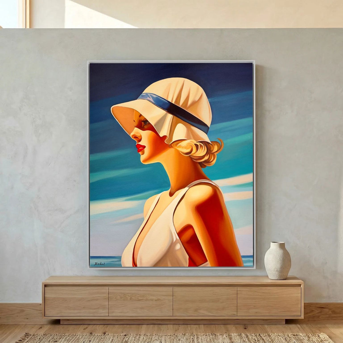 Baigneuse au Bonnet Canvas