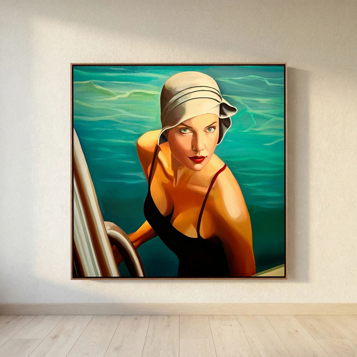 Au Piscine Canvas