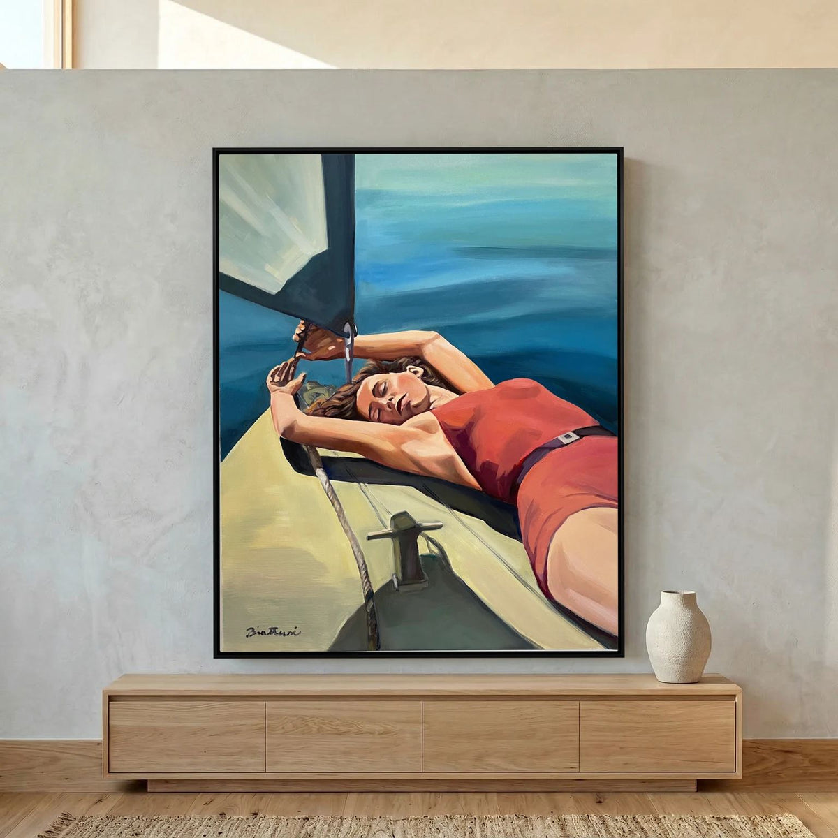 Sur le Bateau Canvas